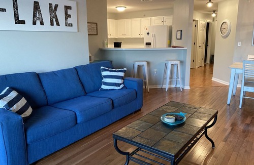 East Jordan Condo | South Shore Haven - Lake Charleviox Waterfront Condo
