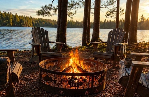 Lac du Flambeau House | Spacious Lakefront Escape on Beautiful White Sand Lake. Minutes from Minocqua