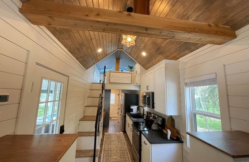 New Richmond Apartment | Stargazers' Retreat: A Tiny Home on the Riverside