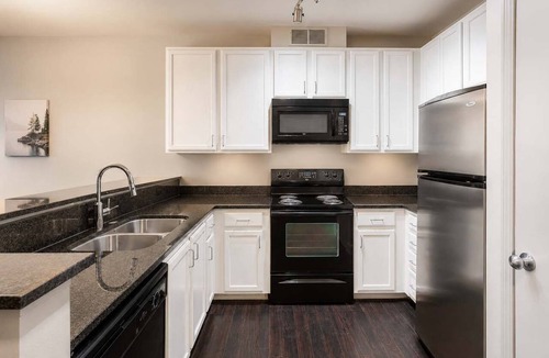 Central Business District Apartment | Stunning 1BR/1BA CozySuites at the Banks