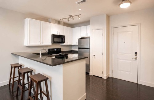 Central Business District Apartment | Stunning 1BR/1BA CozySuites at the Banks