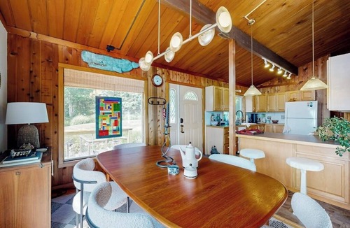 Georgetown House | Stunning artist's retreat with ocean view & amazing deck, near Reid State Park