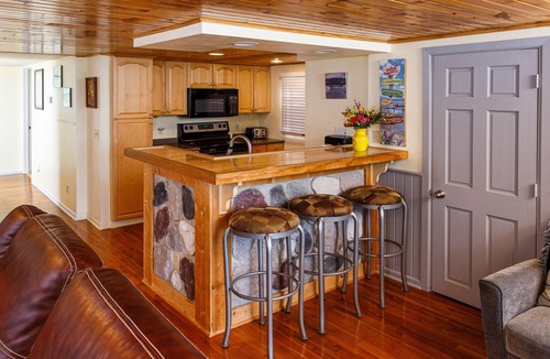 Sturgeon Bay Cottage | Sturgeon Bay waterfront A-Frame with a dock and fire pit