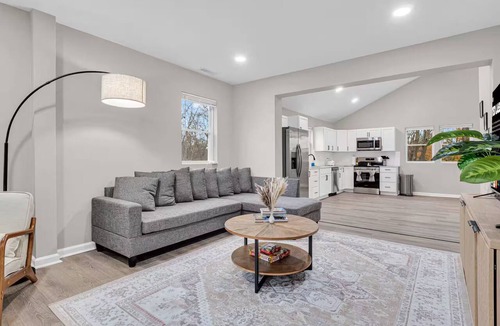 Noblesville House | Stylish 3B Noblesville Retreat, 3 min to Downtown, 15 to Ruoff, Backyard Deck