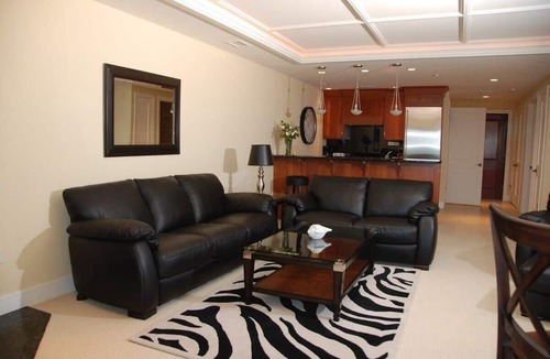 Traverse City Condo | Suite with direct view of Grand Traverse Bay