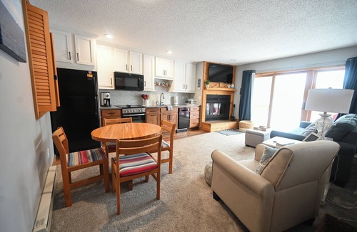 Bellaire Condo | Summer fun! Close to lakes, sleeps 6, 2 bath. Outdoor and indoor pools.