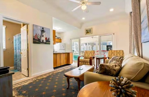 Summer Village Cottage | Summer Village Cottage: pool, hot tub, pickleball, game room & seacoast trolley