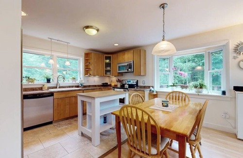 Bayville House | Sunny coastal retreat with deck, grill, beach, dock, & ocean access