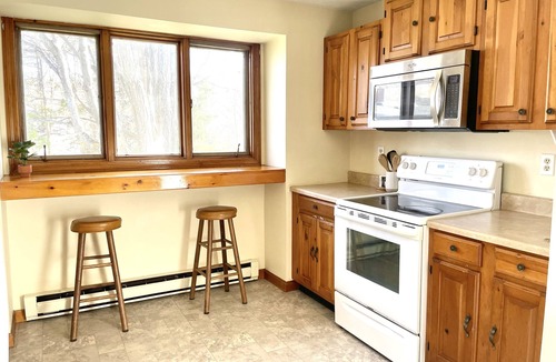Brunswick Apartment | Sunny Tree Top 2BR Next to Bowdoin Downtown Brunswick