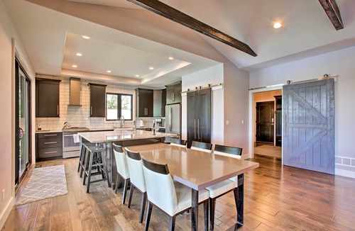 Traverse City House | Sunroom + Hot Tub! Waterfront Silver Lake Home