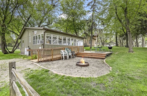 Fergus Falls Cabin | Swan Lake Resort & Campground - Lakeside Cabin #3