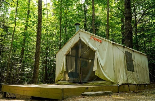 Pownal RV Rental | Tentrr State Park Site - Maine Bradbury State Park - Site 1 - Single Camp