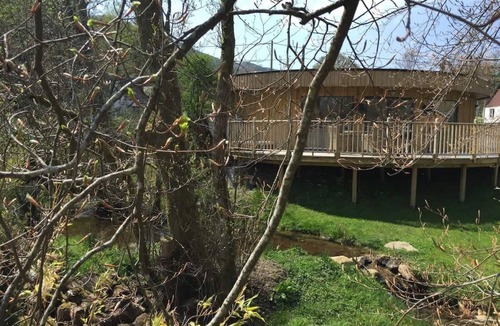 Killin House | The Crannog Circular Riverside Retreat with Hot Tub