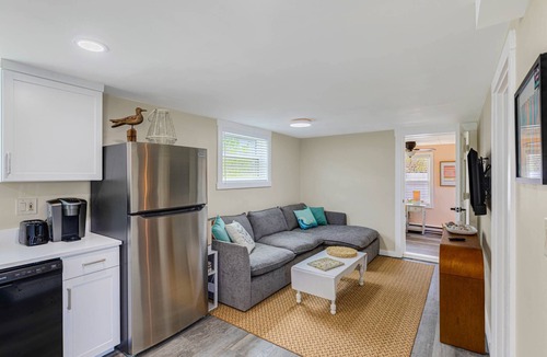 Salisbury Condo | The Hangout: Across from Beach Access, New & Fun Decor, Firepit, Gas Grill