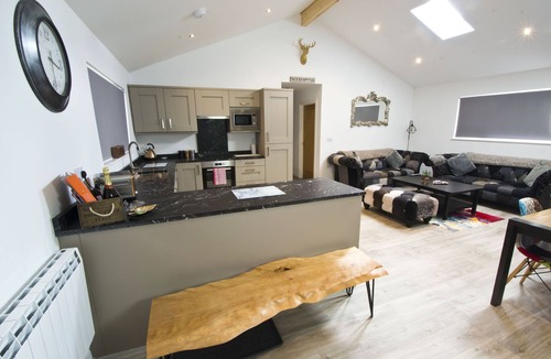 Otterburn Cabin | The Hideaway - stunning 3 bedroom lodge with top of the range hot tub