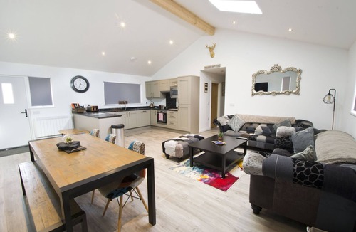 Otterburn Cabin | The Hideaway - stunning 3 bedroom lodge with top of the range hot tub