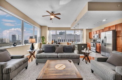 Downtown Cleveland Apartment | The SkySuite Penthouse: 21st Floor | Epic Views!