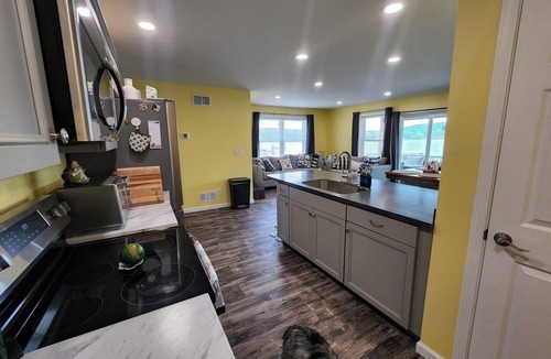 Hammondsport House | The Tipsy Fish-Dog-friendly, Hot Tub, direct lakefront on Beautiful Waneta Lake!