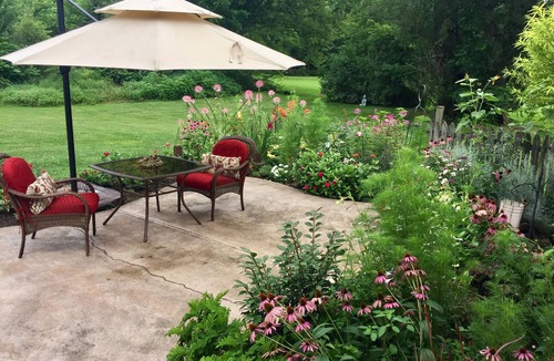 Mammoth Cottage | The Willow House Cottage is surrounded by gardens on two private acres.
