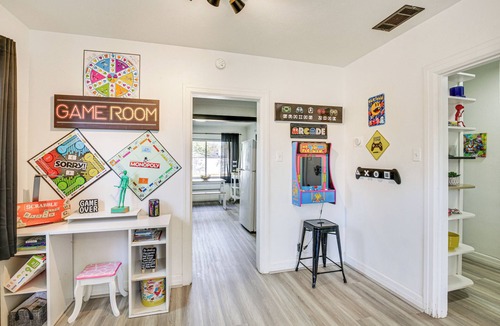 Heart of Lubbock House | Time Machine: Games Galore in Lubbock Home By TTU!