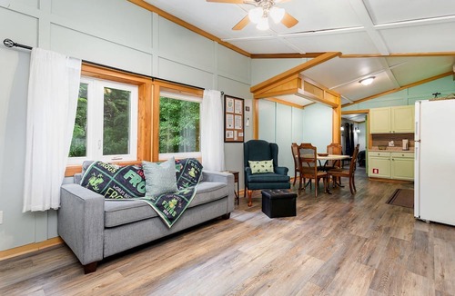 Logan Cottage | Tranquil Hocking Hills Cottage at Old Mans Cave Perfect for a Pet-Friendly Getaway with Private Outdoor Jacuzzi