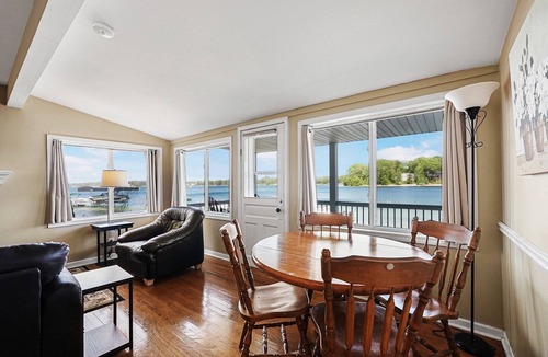 Traverse City Cottage | Traverse City's Silver Lake, DIRECT sandy beach waterfront on all sports lake.