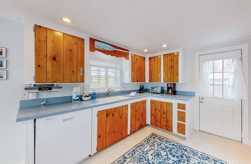 West Hyannisport House | Tree-lined home with lovely yard, decks & private beach access - walk to town
