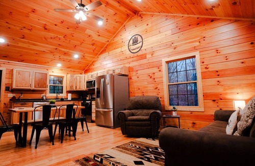 Logan Cabin | Treetop Escape | Hiking, Hot Tub, Movie Theater & 5 Private Acres