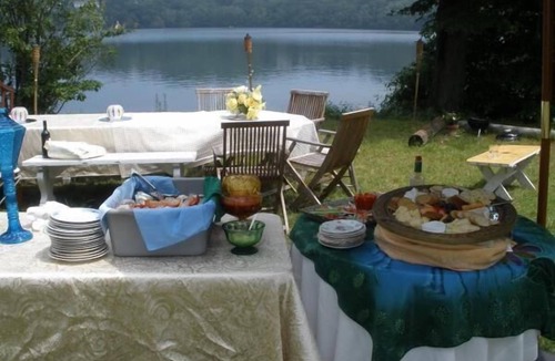 Dennis House | Truly antique Cape Cod house with its own beach on Scargo Lake near bay