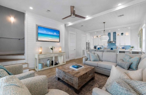 Treetop House | Turquoise Turtle 30A Seacrest FL Pool, Beach Tram