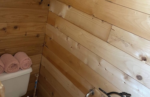 International Falls Cabin | Unique Furnished Loft Style Space Converted Historic Bar Ideal for Extended Stay