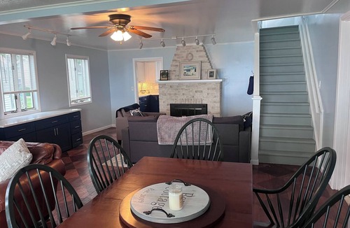 Bemus Point House | Unique Lakefront Property with dock slip and trampoline for the kids.