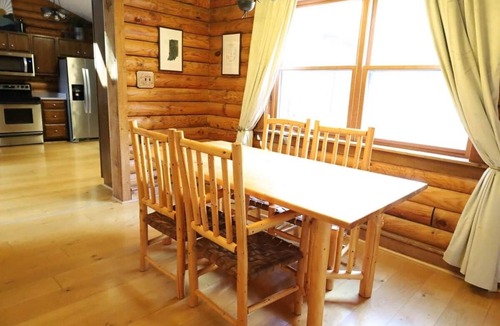Indianapolis House | Unique Log Cabin Retreat in North Indy with Game Room!