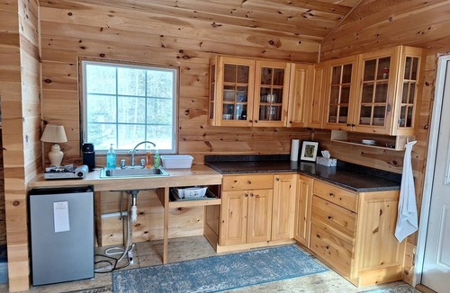 Cherryfield Cabin | Unplug and Reconnect in a Peaceful Off-Grid Cabin for Relaxation and Nature Immersion in Beddington, Maine