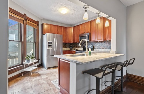 Victorian Village House | Unwind and indulge in this spacious and stylish Short North retreat.