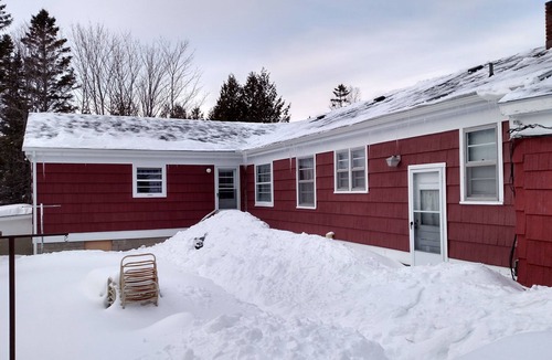 St Ignace Apartment | UP Mackinac Straits View Charming corporate apartment with WiFi by Saint Ignace.