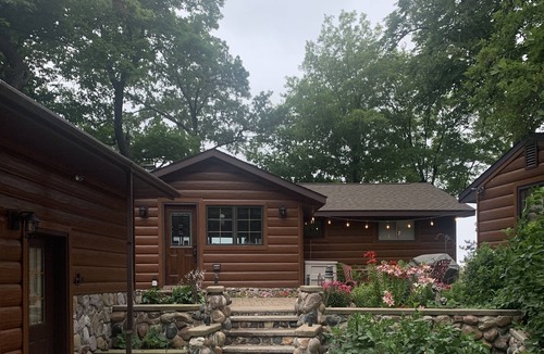 Isle Cabin | Up north style cabin on the shores of beautiful Mille Lacs Lake. Pet-friendly