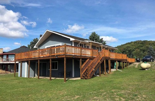 Boyne Falls House | Updated Home-Hot Tub-Views-Gameroom-Firepit