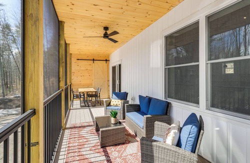 Sebago House | Walk to Beach & Sebago Lake: Luxe Family Getaway!