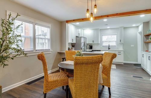 Frankfort House | Walk to Downtown Frankfort: Patio, Firepit & More!