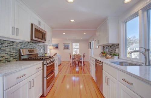 Northwest Harwich House | Walk to Earle Rd Beach, Incredible Patio!