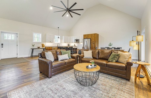 Sebago House | Walk to Sebago Town Beach: Luxe Townhome w/Grill
