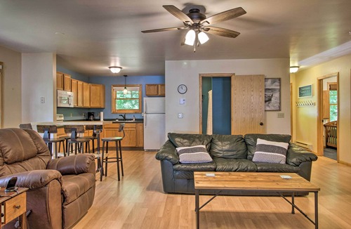 Cass Lake Cabin | Waterfront Leech Lake Cabin: Dock, Fire Pit, Deck