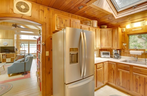 Raymond Cottage | Waterfront Raymond Vacation Rental w/Boat Dock!
