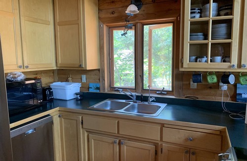 Hackensack Cabin | Welcome to Lakeside Haven on Webb Lake, surrounded by towering pines!