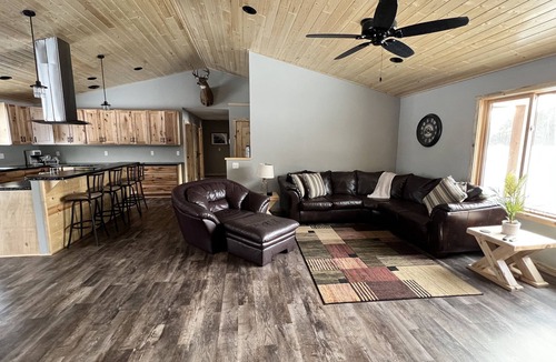 Babbitt House | Winter Escape: Ride-In/Ride-Out to Prospector Trails, 10 Acres Near Giants Ridge