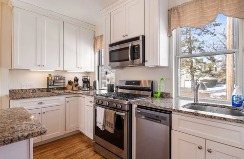 Nahant House | Winter home near the beach with fenced yard, patio & firepit