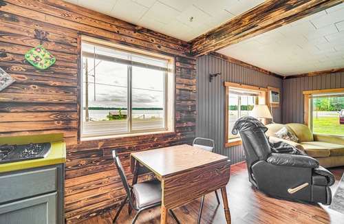 Stone Lake Cabin | Wisconsin Lakeside Cottage w/Deck, Views