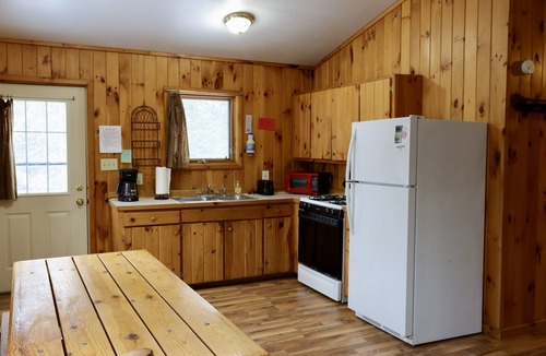 Lac du Flambeau Cabin | Wisconsin Northwoods Lakeside Cabin w/private dock. 394-acre lake! Pet Friendly!
