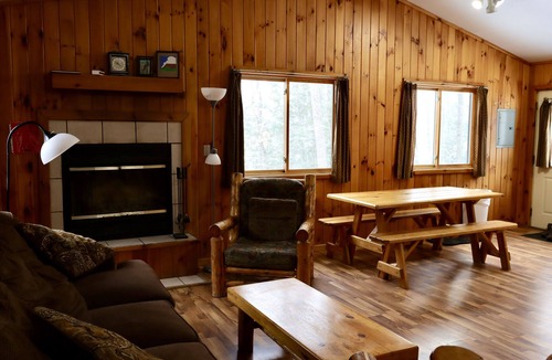 Lac du Flambeau Cabin | Wisconsin Northwoods Lakeside Cabin w/private dock. 394-acre lake! Pet Friendly!